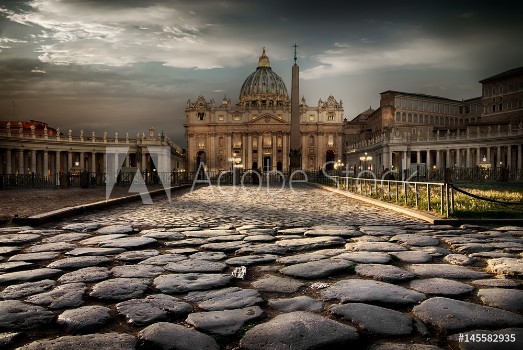 Picture of Vatican at twilight